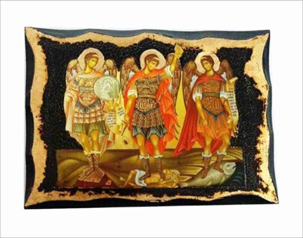 Michael,Gabriel and Raphael Archangels