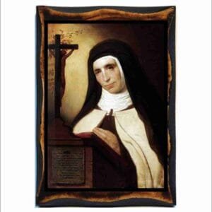 Anne de Saint-Barthélemy Catholic Christian Icon on Wood