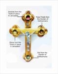 Olive Wood Cross Crucifix from Jerusalem