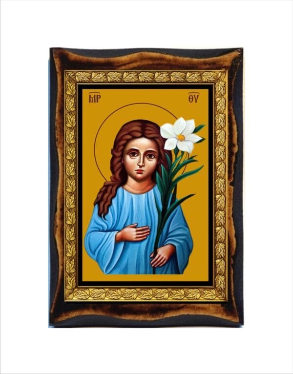 Virgin Mary three years old