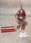 Thurible metal censer, 50 gr of Incense Resin and 6 pcs Charcoal Disc Tablets -Censer Bronze Orthodox Catholic Byzantine Christianity Church