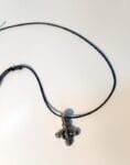 Double Sided Old Sterling Silver Cross Jesus Christ Crucifix Necklace for Mens, Womens and Childrens Orthodox Roman Christian Catholic