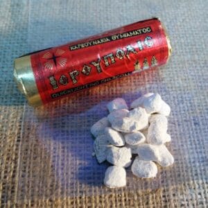 Original Incense Resin 100gr. from Mount Athos and 6 pcs Charcoal