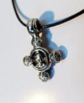 Double Sided Old Sterling Silver Cross Jesus Christ Crucifix Necklace for Mens, Womens and Childrens Orthodox Roman Christian Catholic