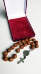 20 Brown Nutmeg Prayer Beads with Holy Myrrh – A Sacred Prayer Rope -Aromatic Nutmeg Prayer Rope with 20 Brown Beads and Blessed Myrrh