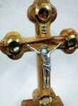 Vintage Olive Wood Crucifix from Jerusalem