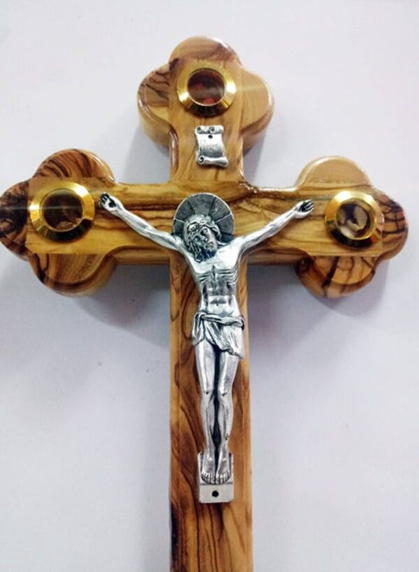 Olive Wood Cross Crucifix from Jerusalem