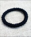 Prayer Rope 33 knots wool black bead, blessed with Holy Μyrrh