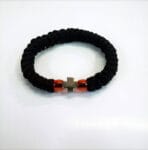 Prayer Rope 33 knots Elastic silver cross with Holy anointing oil