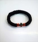 Prayer Rope 33 knots Elastic silver cross with Holy anointing oil