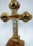 Vintage Olive Wood Crucifix from Jerusalem
