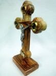 Vintage Olive Wood Crucifix from Jerusalem