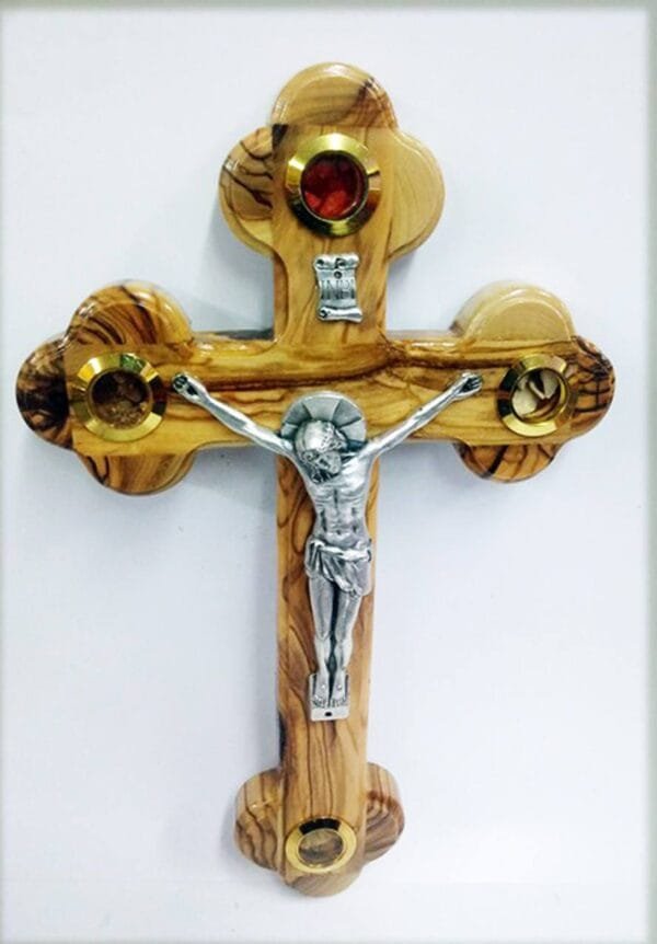 Olive Wood Cross Crucifix from Jerusalem