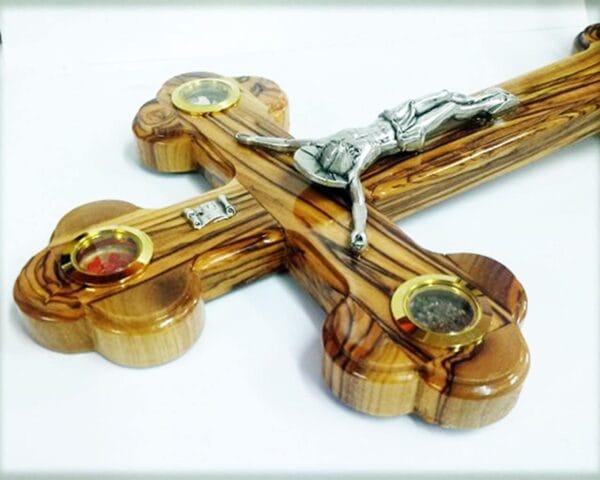 Olive Wood Cross Crucifix from Jerusalem