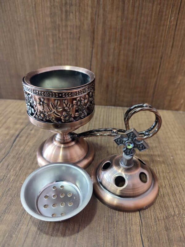Metal Censer Old Gold