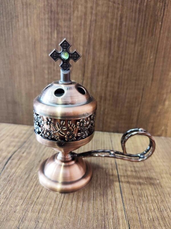 Metal Censer Old Gold