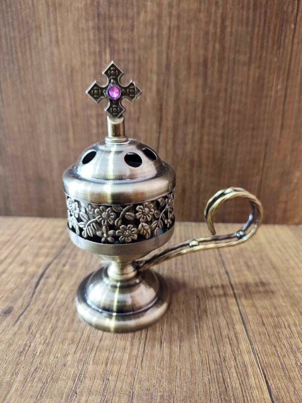 Metal Censer Old Bronze