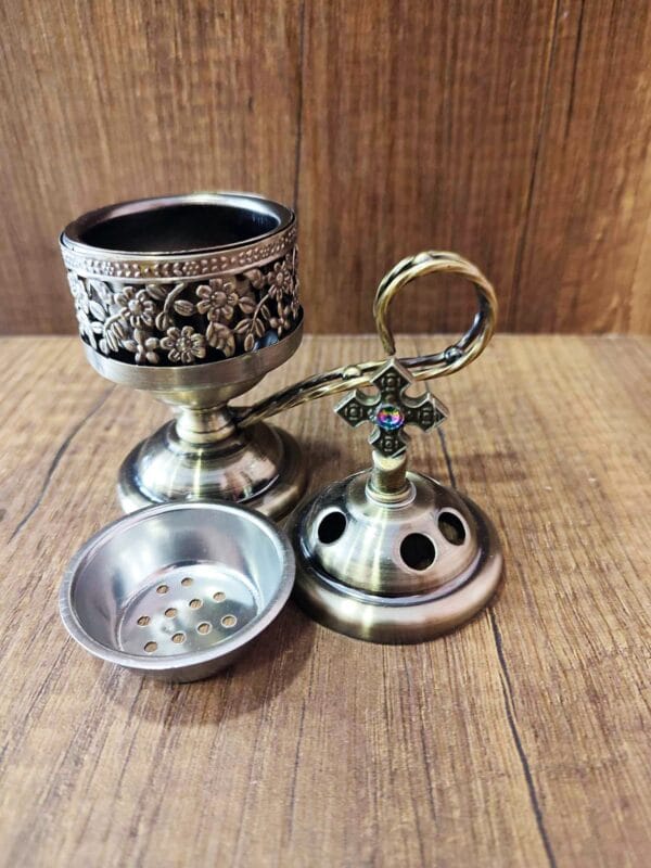 Metal Censer Old Bronze