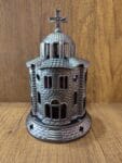 Gray Standing Church Oil Lamp