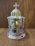 Silver Standing Church Oil Lamp