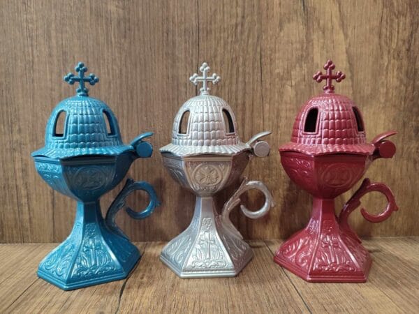 Outdoor Blue Light Metal Censer