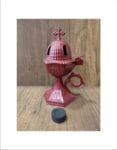 Outdoor Red Metal Censer