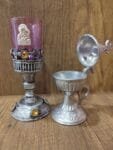 Set Oil lamp with Silver Censer