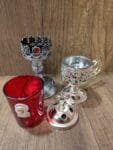 Set Oil lamp with Silver Censer