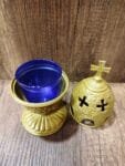 Gold Standing Oil Lamp