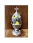 Silver Standing Oil Lamp