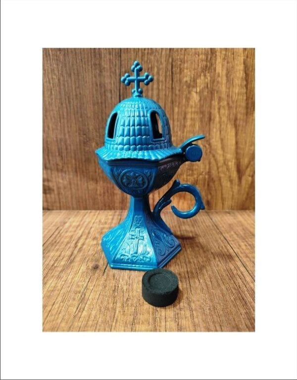 Outdoor Blue Light Metal Censer