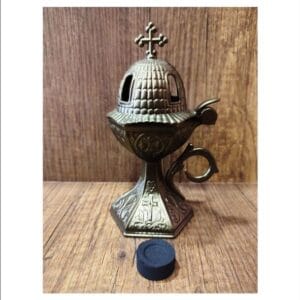 Outdoor Old Gold Metal Censer