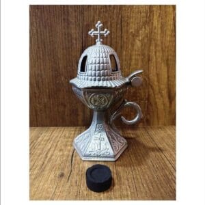 Outdoor Silver Metal Censer