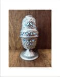 Silver Standing Oil Lamp