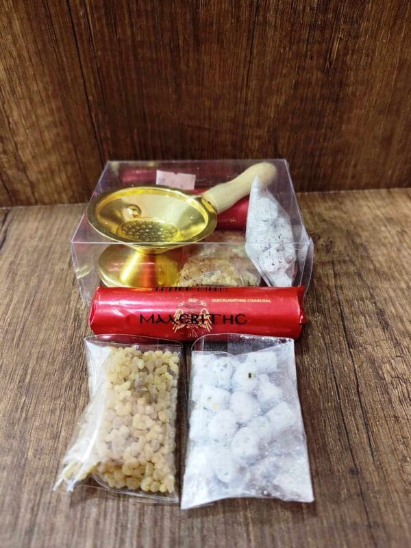 Gold Small Censer with Supplies Set