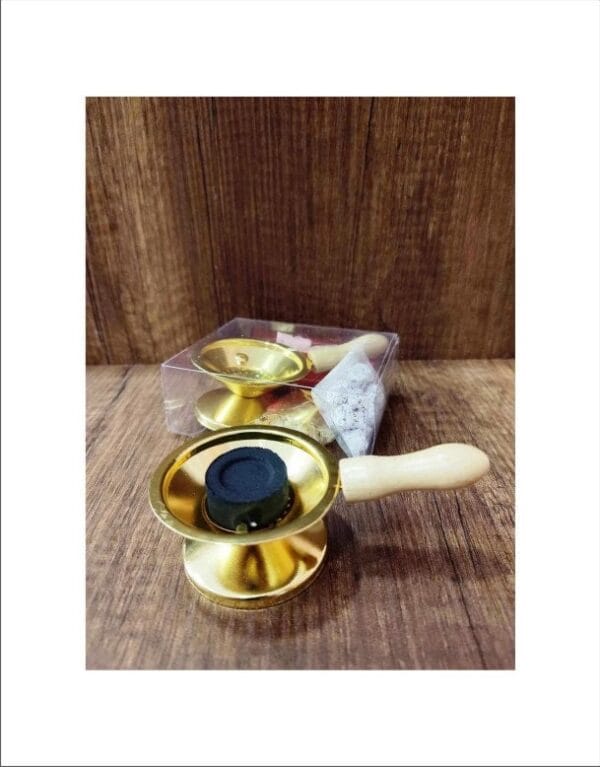Gold Small Censer with Supplies Set