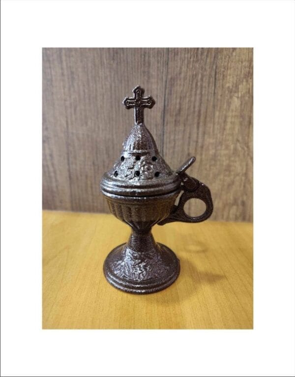 Outdoor Brown Metal Censer