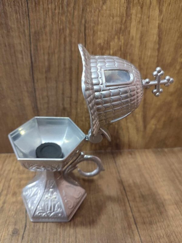 Outdoor Silver Metal Censer