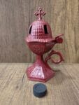 Outdoor Red Metal Censer