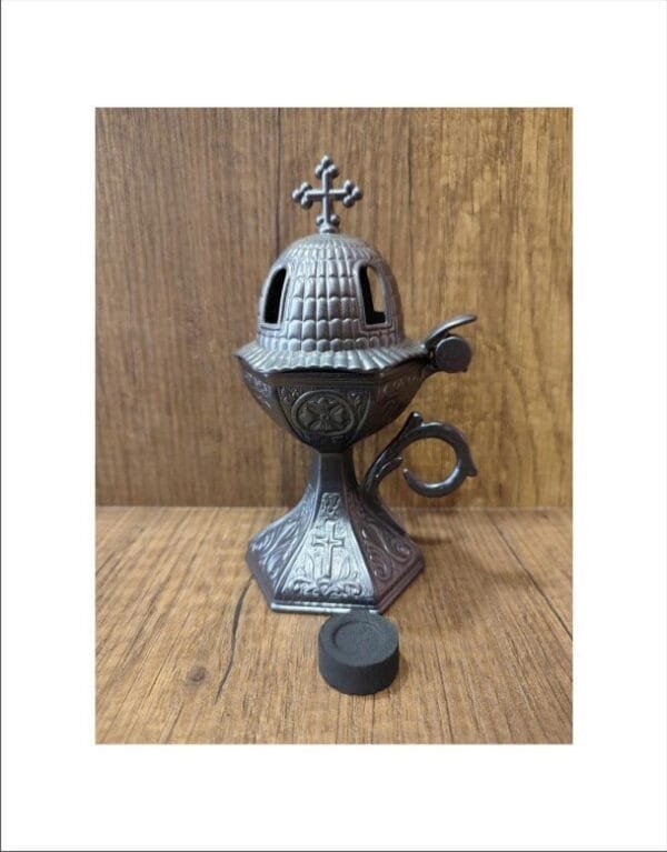 Outdoor Gray Metal Censer