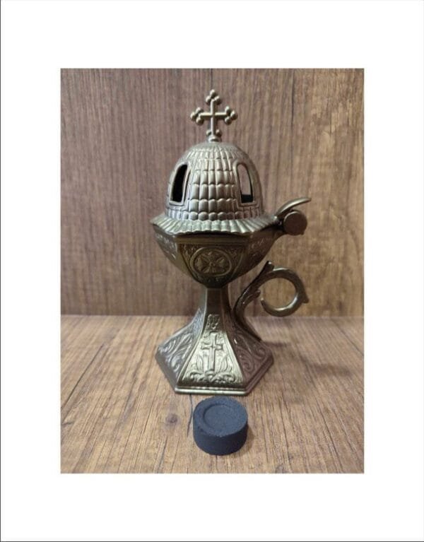 Outdoor Old Gold Metal Censer