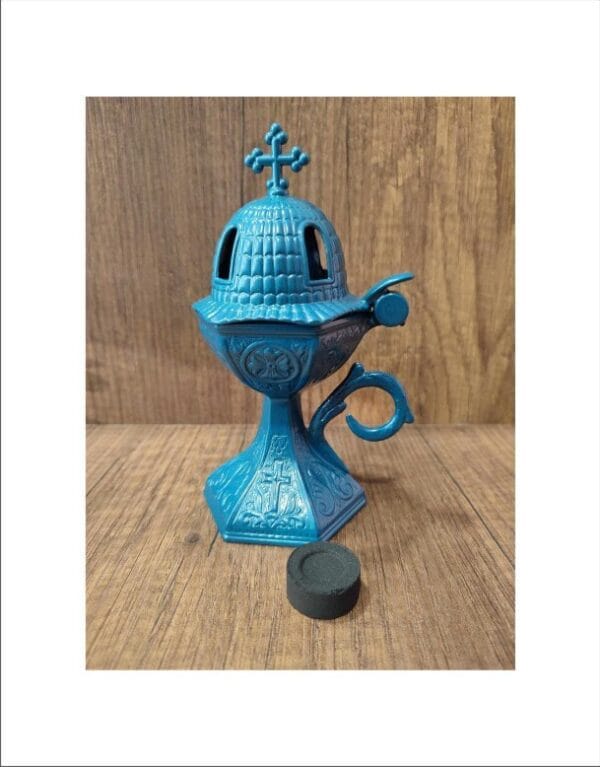 Outdoor Blue Light Metal Censer