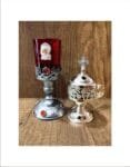 Set Oil lamp with Silver Censer