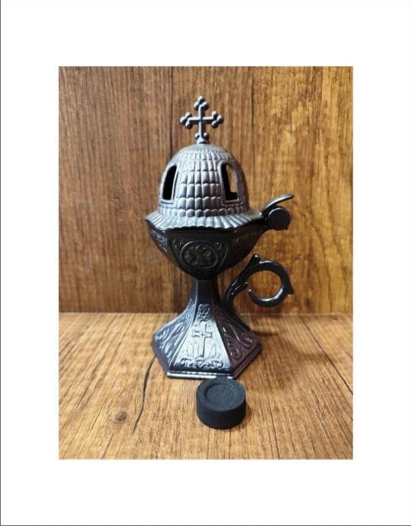 Outdoor Gray Metal Censer
