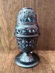 Gray Standing Oil Lamp