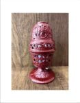 Red Standing Oil Lamp