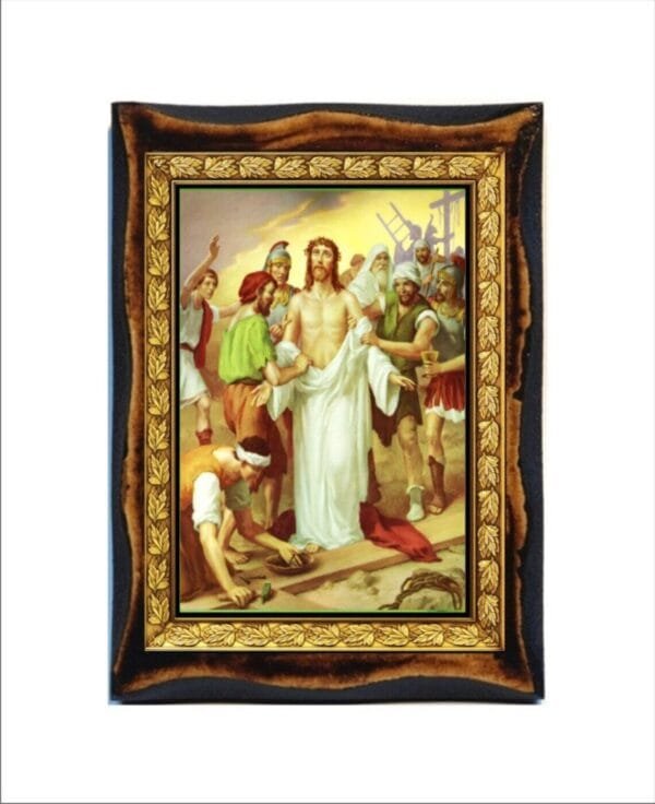 Jesus is robbed of his clothes