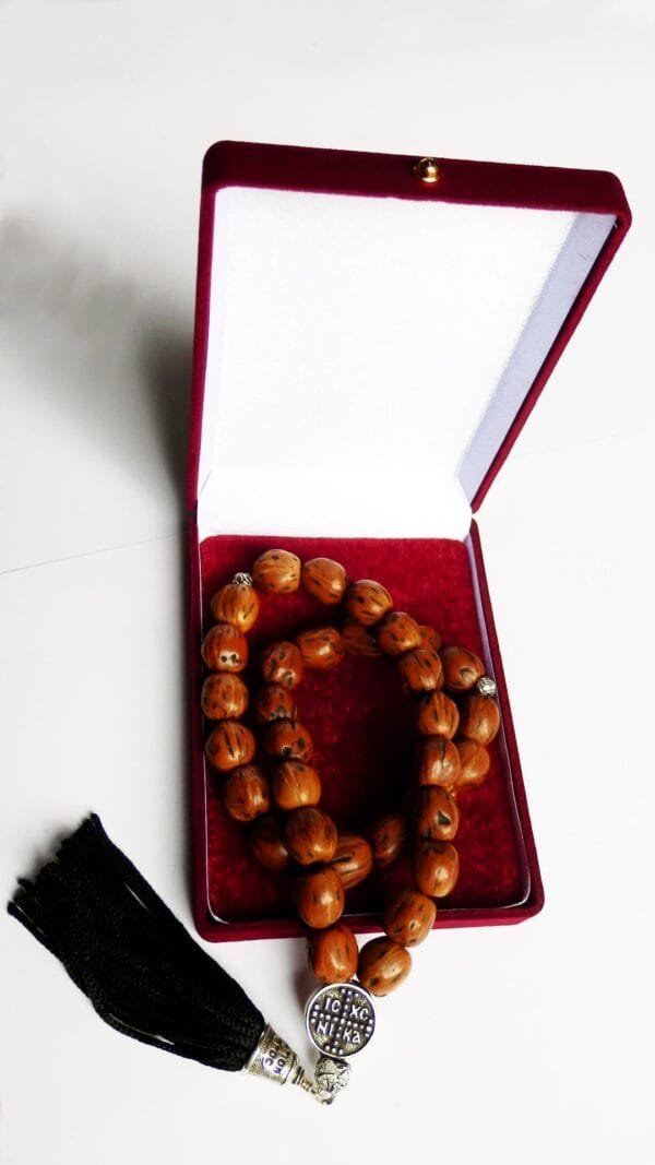 Prayer Rosary 33 beads for hand with Holy Myrrh