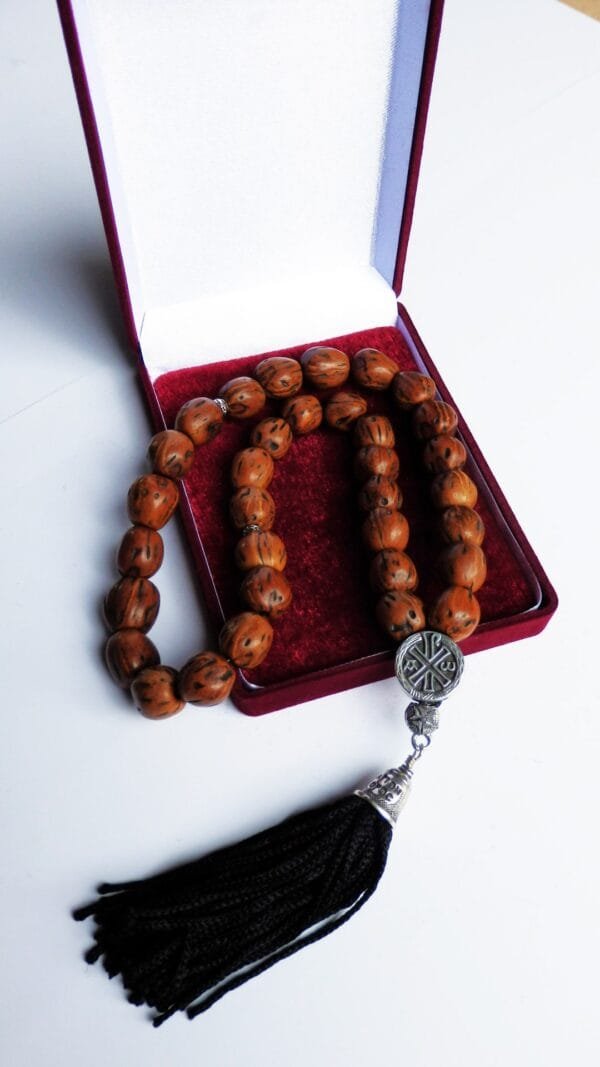 Prayer Rosary 33 beads for hand with Holy Myrrh