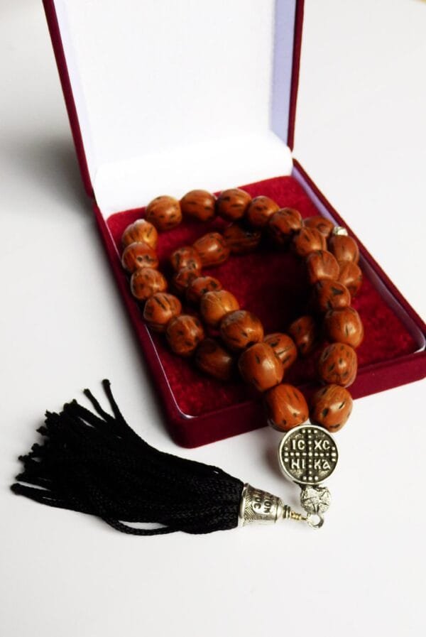 Prayer Rosary 33 beads for hand with Holy Myrrh